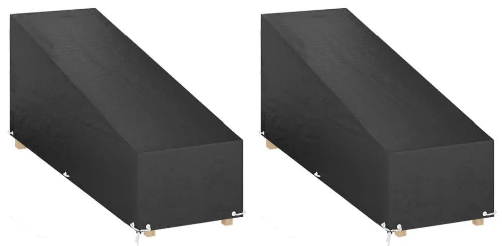 2 db polietilén napozóágyhuzat 12 fűzőlyukkal 200x65x35/60 cm