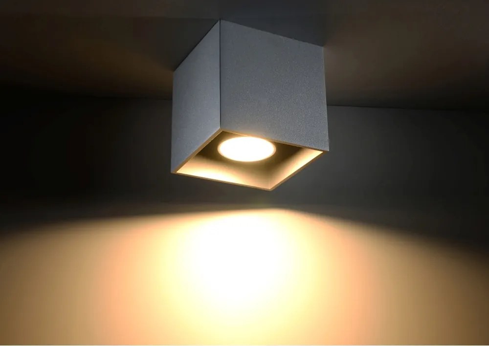 SOLLUX SL-0024 QUAD Kocka Mennyezeti Lámpa Szürke GU10 IP20