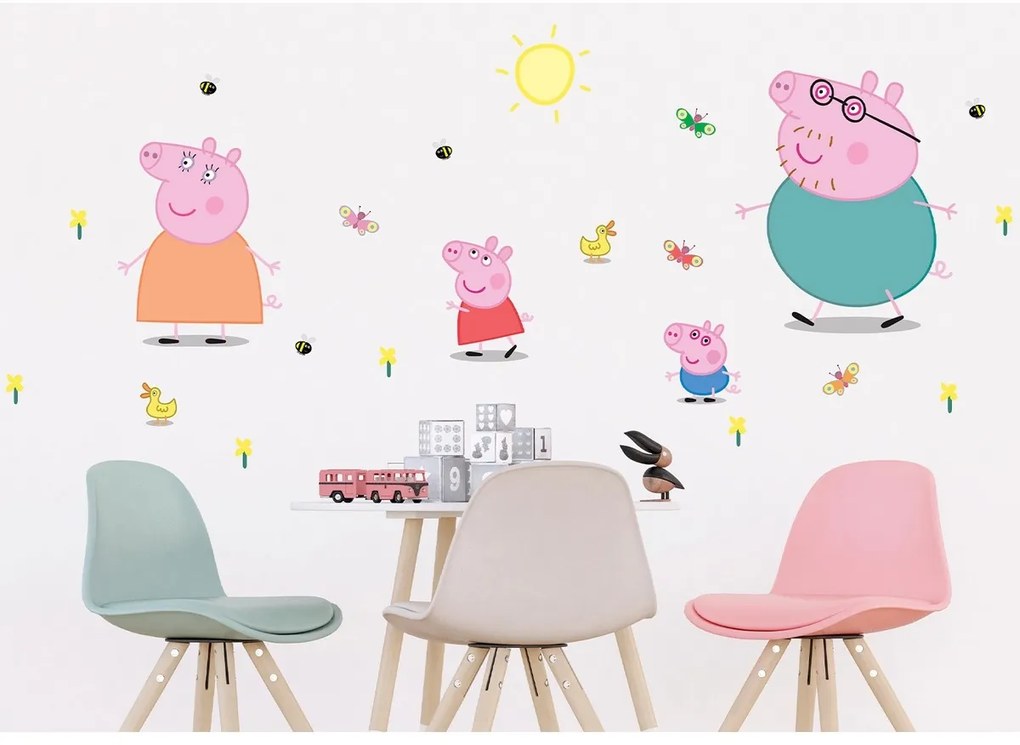 Öntapadós dekoráció Peppa Pig Classic, 65 x 85 cm