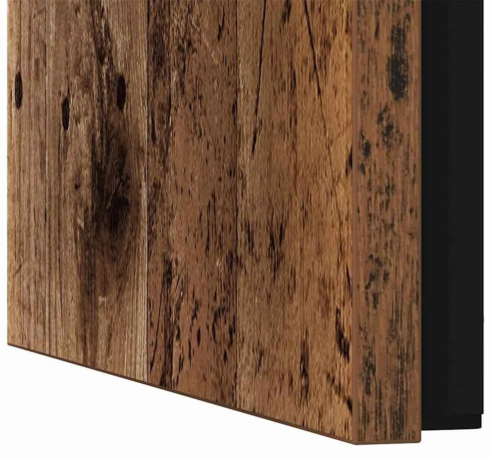Fészkelt Kávézó Asztal 3 pcs Régi fa 60 x 35 x 56 cm Faanyag