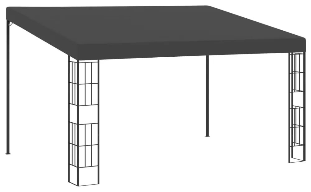 antracitszürke falra szerelhető szövetpavilon 3 x 4 m