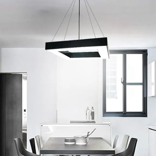 LED Csillár zsinóron LED/55W/230V 4000K 80x80 cm