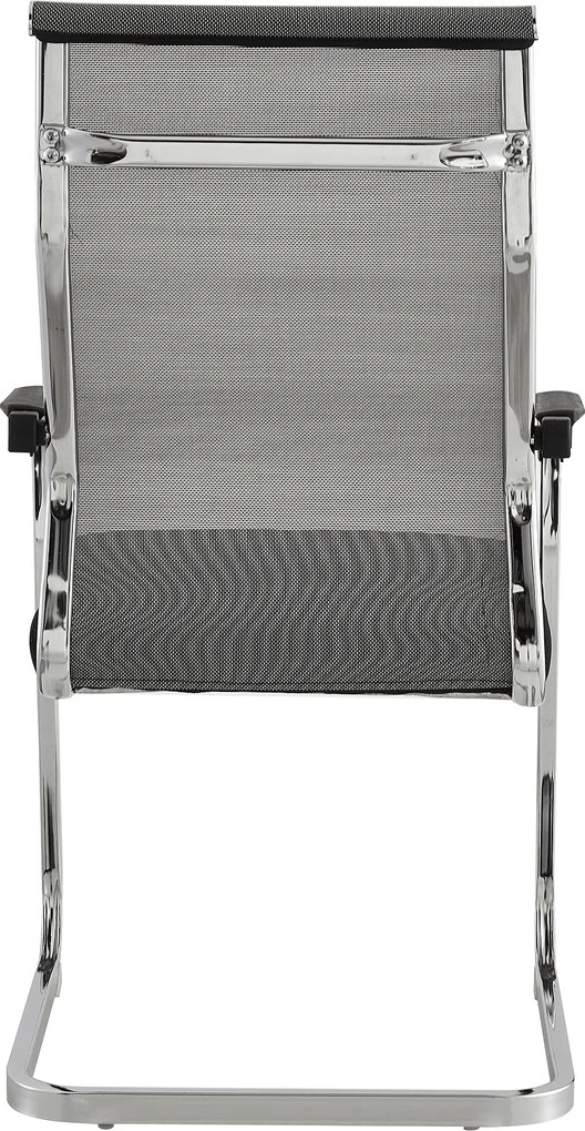 Konferencia szék, szürke/fekete, RIMALA NEW