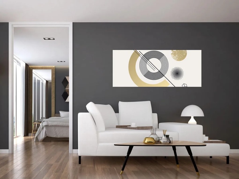 Kép - Geometriai formák N⁰2 (120x50 cm)