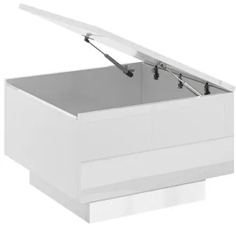 Dohányzóasztal Nasonat 60 x 60 (fehér márvány) (tárolóhellyel). 1103740