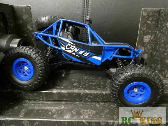 Monster Truck 4WD Storm Távirányítható 1:20 Fém Karosszériás Sziklamászó Terepjáró lítium akku fém karosszéria
