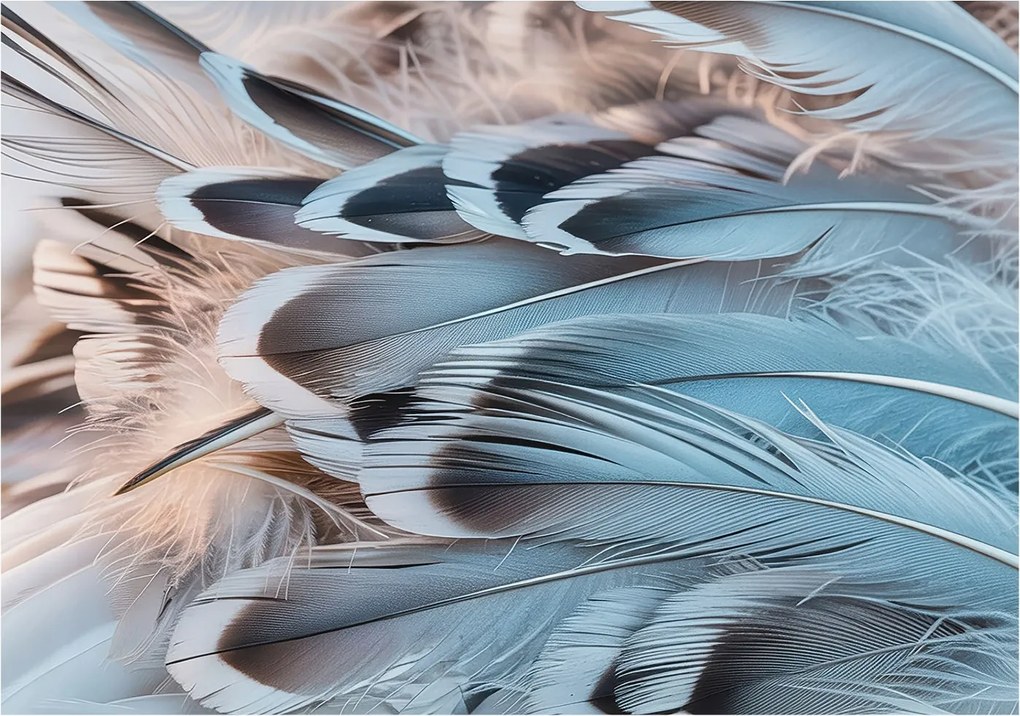 Fotótapéta Flizelina Nappali és Hálószoba Iroda Kék tollak 208x146 Ragasztó