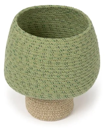 Zöld textil játéktároló kosár ø 25x36 cm Big Tree – Lorena Canals