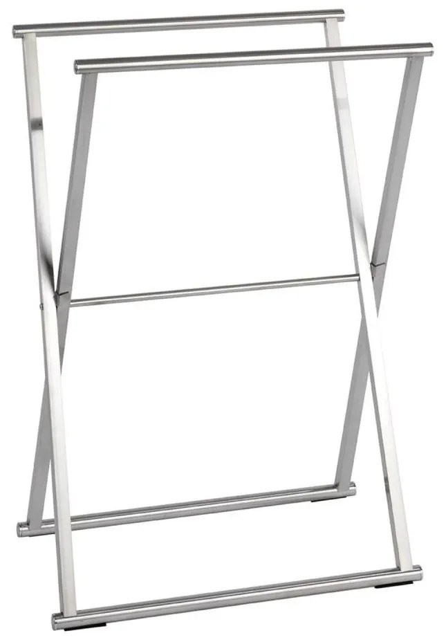 WENKO 22476100 - LAVA törölközőtartó 53,5x80,5 cm rozsdamentes acél/ezüstszínű