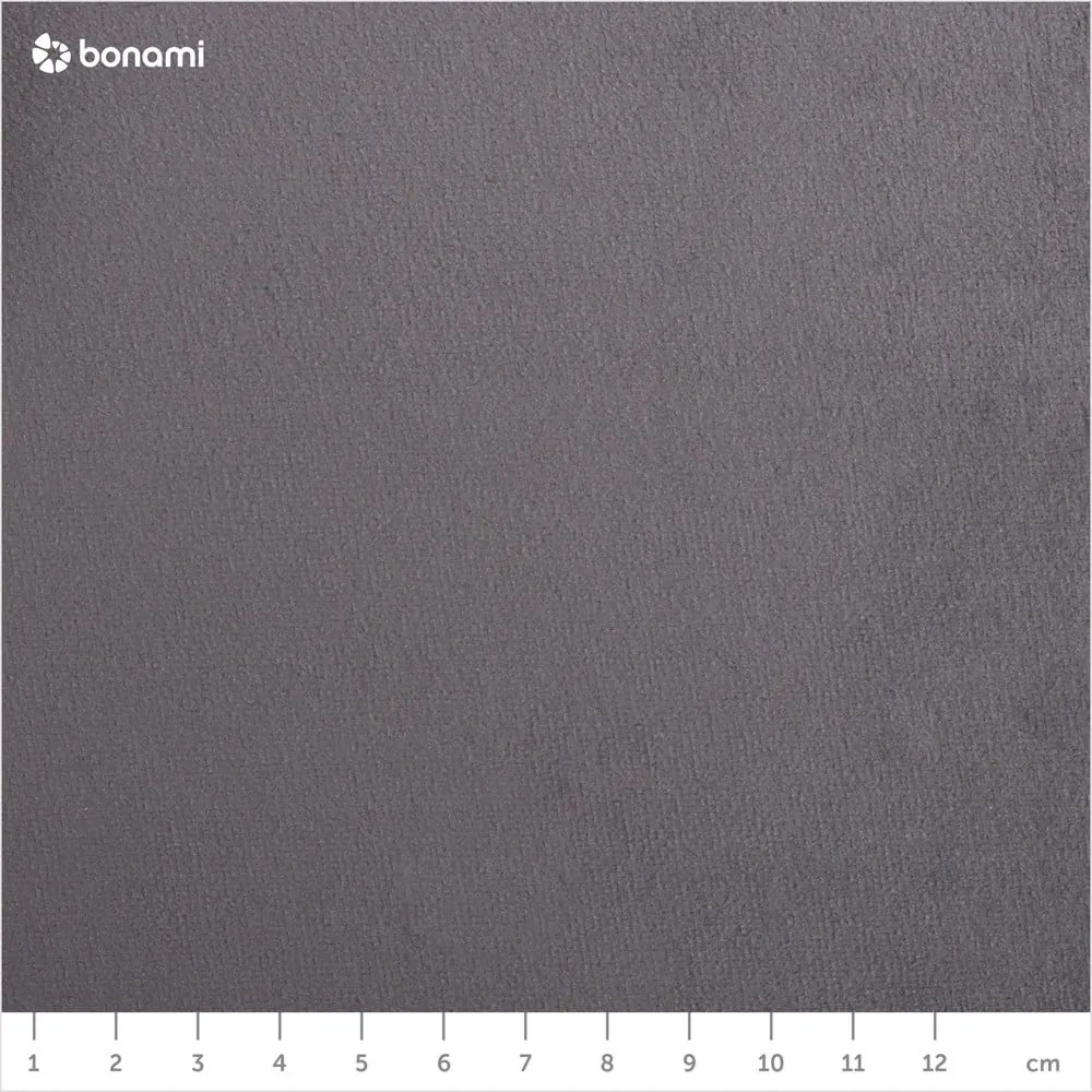 Szürke kárpitozott franciaágy tárolóhellyel, ágyráccsal 200x200 cm Bali – Cosmopolitan Design