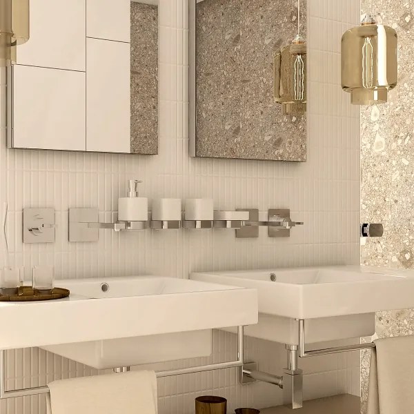 NIMCO NK készlet-31K-26 - Szappan adagoló, fogkefe állvány és fali kampó NIKAU