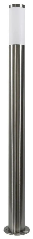 LED fényerőszabályozható kültéri lámpa LIVIA 1xE27/6W/230V 100 cm IP44 ezüst