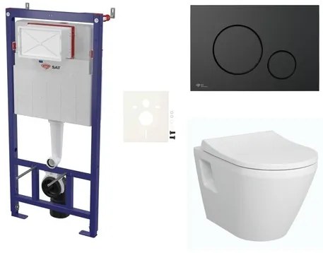 Fali WC szett SAT előtétfalas szereléshez + VitrA Integra WC SIKOSSINTRE68K