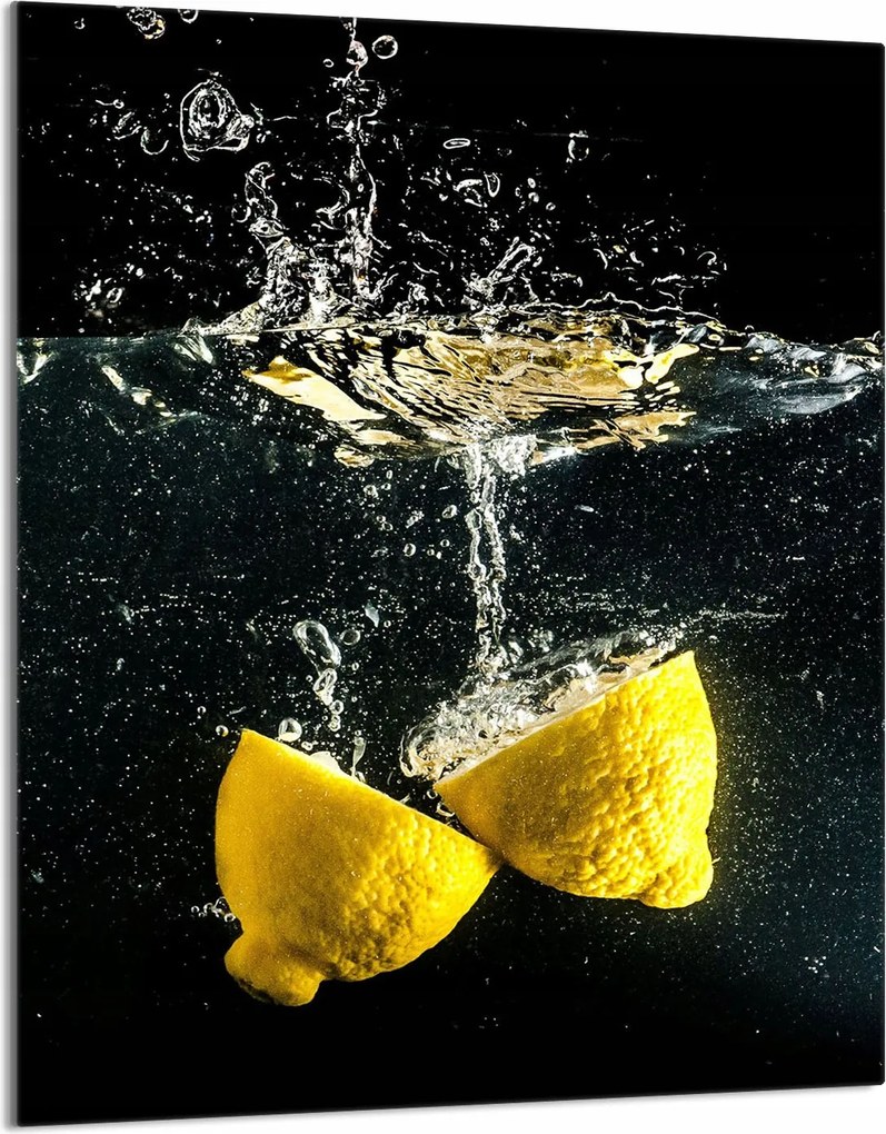 Üveg Vágódeszka 40x52 Citrom a Konyhába