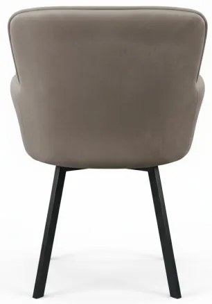 AMELIA étkezőszék taupe színben