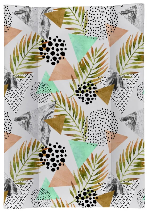 Rotho Babydesign Pelenkázó lap, peremes, 50 x 70 cm, édenkert