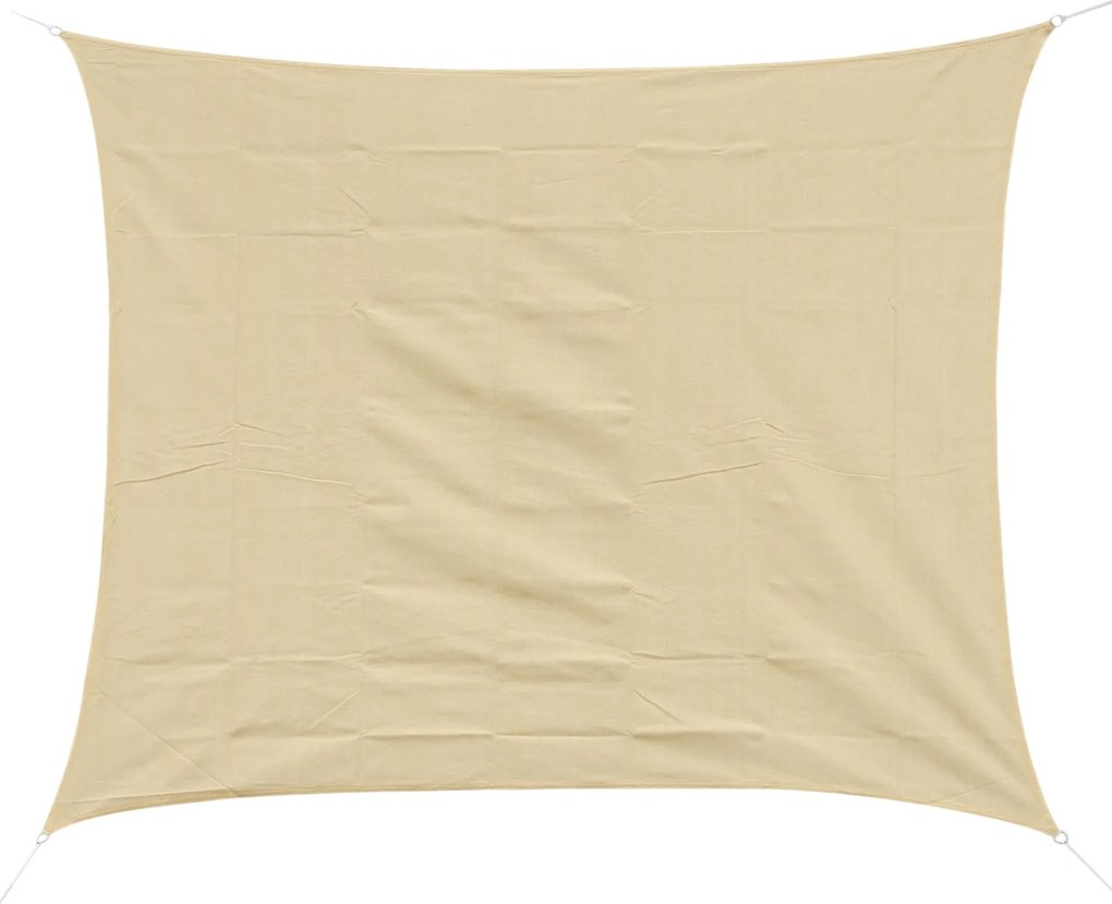 Outsunny - Téglalap alakú Vitorlás Napernyő (változó méretek és színek), méret 3x4m, szín: homok | Aosom
