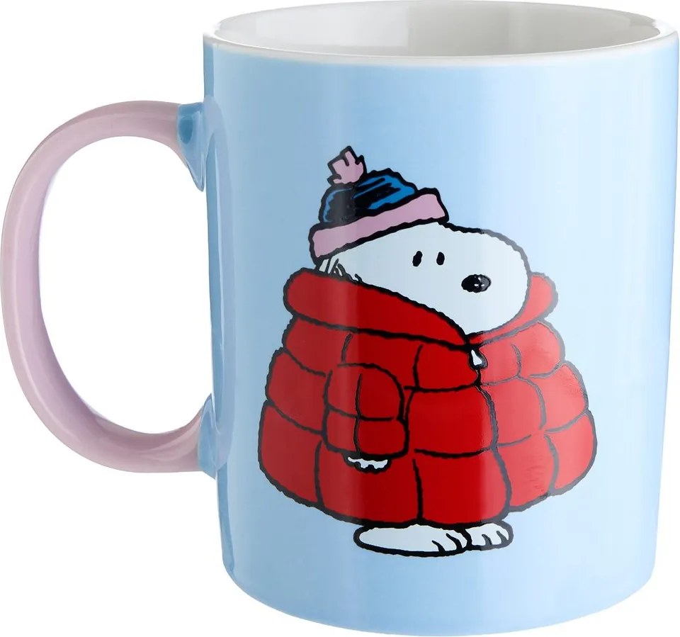 PEANUTS bögre 380 ml , Snoopy kabátban