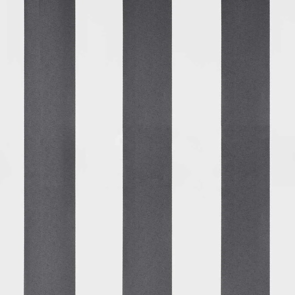 antracit/fehér szövet/alumínium behúzható napellenző 3,5x2,5m