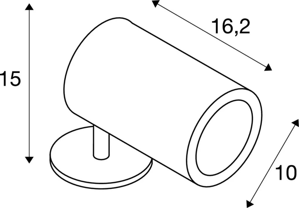SLV 228555 HELIA Kültéri Növényvilágító Lámpa Antracit LED IP66