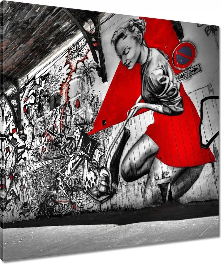 Vászonkép 80x80 Graffiti falfestmények