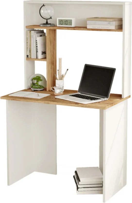 Polcos íróasztal 160x60x148cm barna FUR1955-1