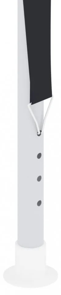 antracitszürke rendezvénysátor 4 x 6 m 90 g/m²