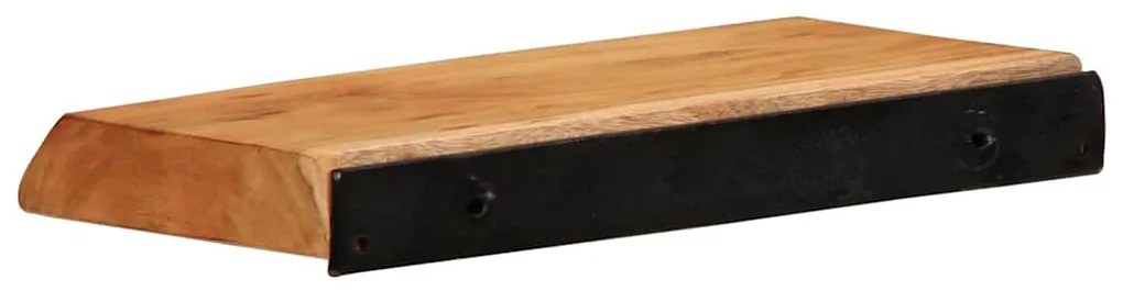 2 darab tömör akácfa fali polc 30 x 20 x 3,5 cm