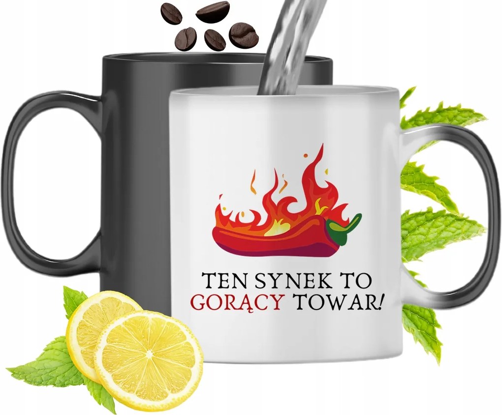 Mágikus Bögre Fiúnak Színváltós Nyomtatott Fényképpel