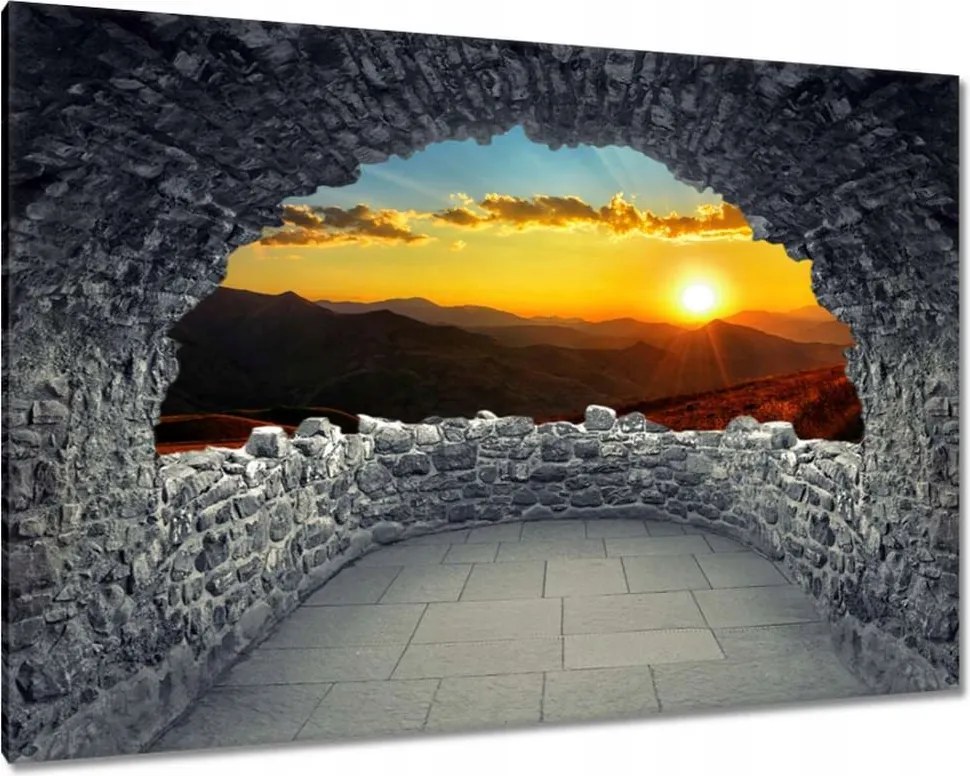 Vászonkép 90x60 Gyönyörű naplemente