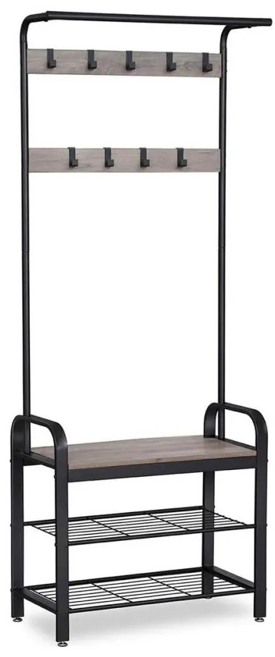 Álló fogas NAVOR barna/fekete