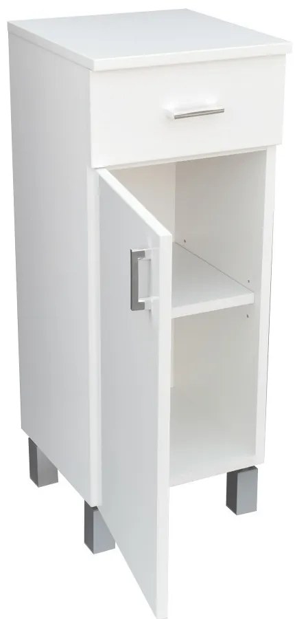 Viva STYLE fürdőszobai ÁLLÓSZEKRÉNY 85 alacsony POLCOS - 1 fiók - BALOS - 35 x 33 x 85 cm