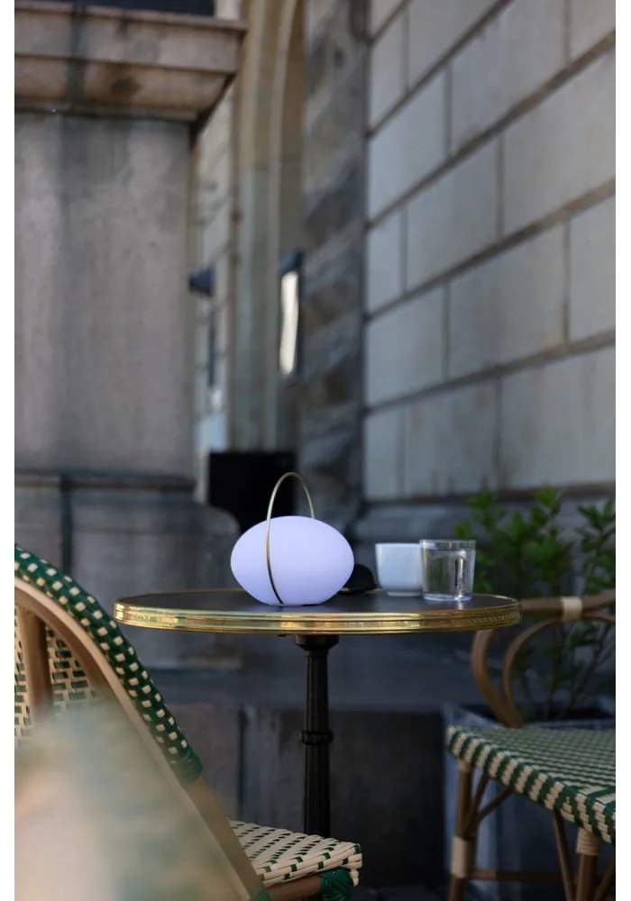 Fehér LED dimmelhető asztali lámpa (magasság 19 cm) Orbit – UMAGE