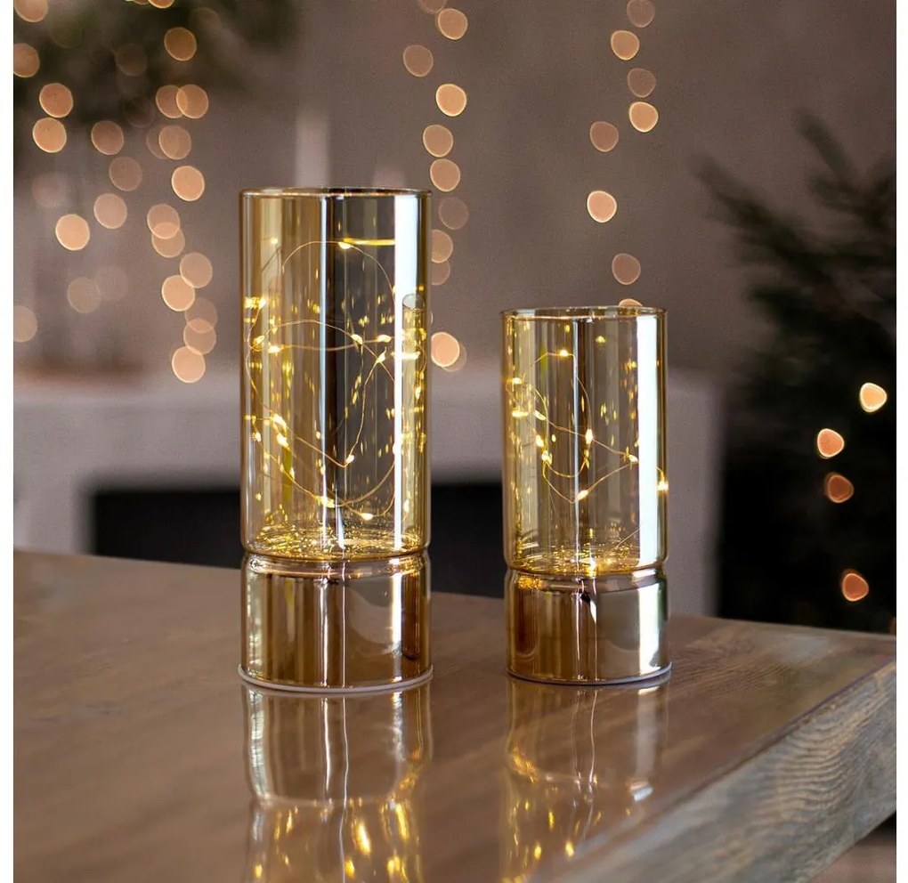 Solight 1V287 - SZETT 2x LED karácsonyi világítás 20xLED+10xLED/2xAA+3xAA meleg fehér