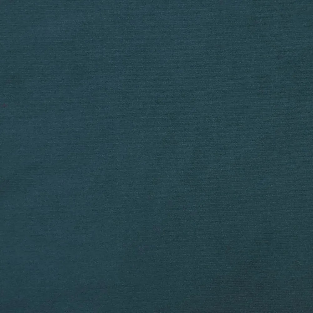 hintaszék, kék bársony és tömörfa háttámlával