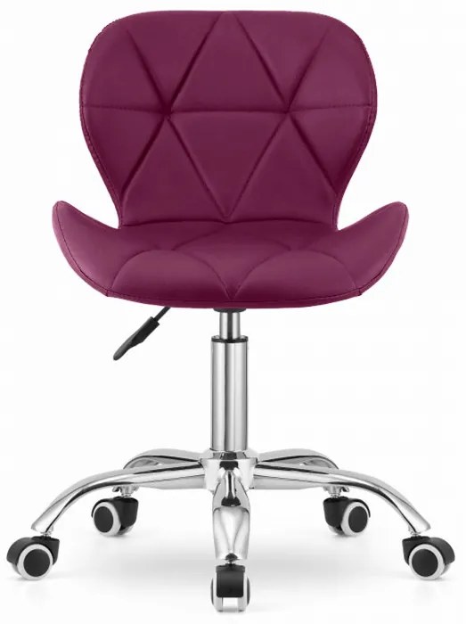 AVOLA irodai szék ökobőr kivitelben, bordó