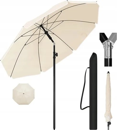 Strandi Napnytő, kerti, teraszos Woltu, bézs, 155 cm