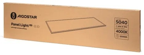 Aigostar - LED álmennyezeti panel LED/28W/230V 120x30 cm 4000K