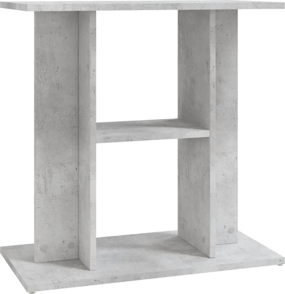 vidaXL betonszürke akváriumállvány 60 x 30 x 60 cm rétegelt fából