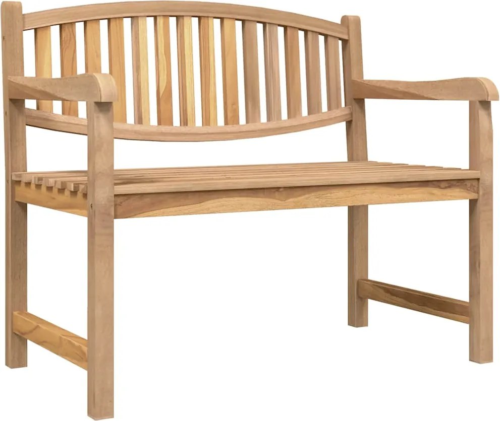 vidaXL tömör tíkfa kerti pad 114 x 59 x 87 cm