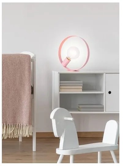 Asztali lámpa NEXO 1xE27/40W/230V rózsaszín