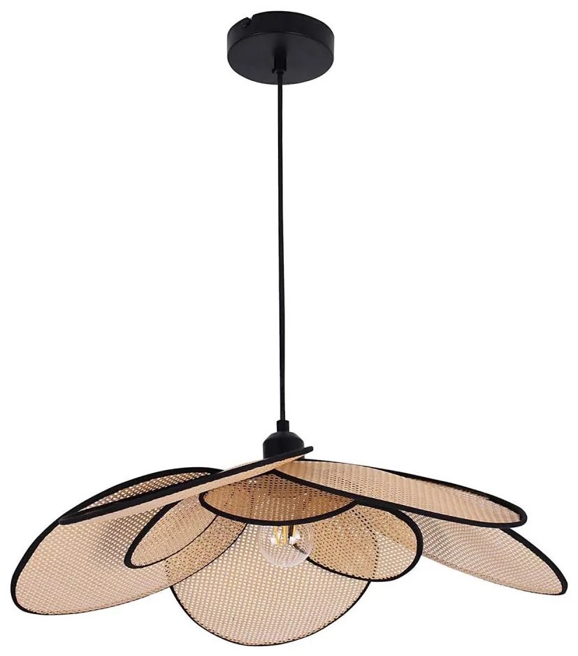 Csillár zsinóron TOBAGO 1xE27/20W/230V átm. 60 cm bézs