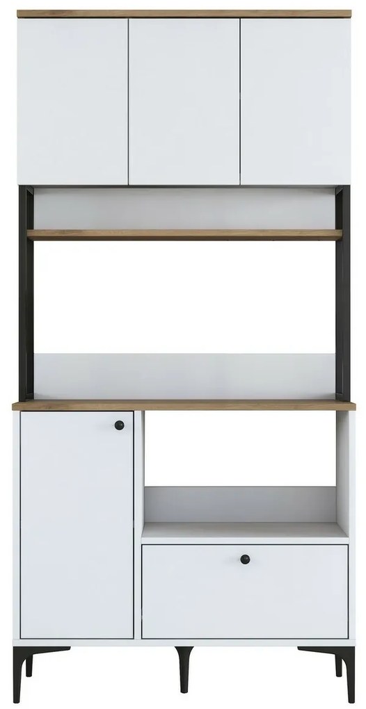 Jesy Walnut and White szekrény