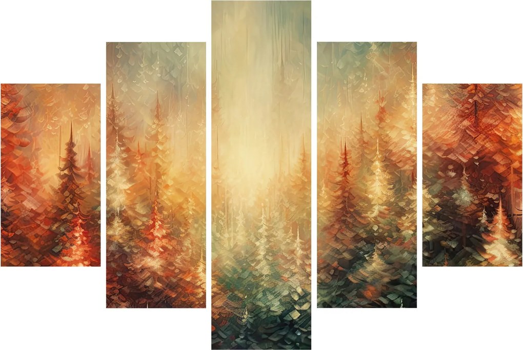 Kép - Erdők festése (150x105 cm)
