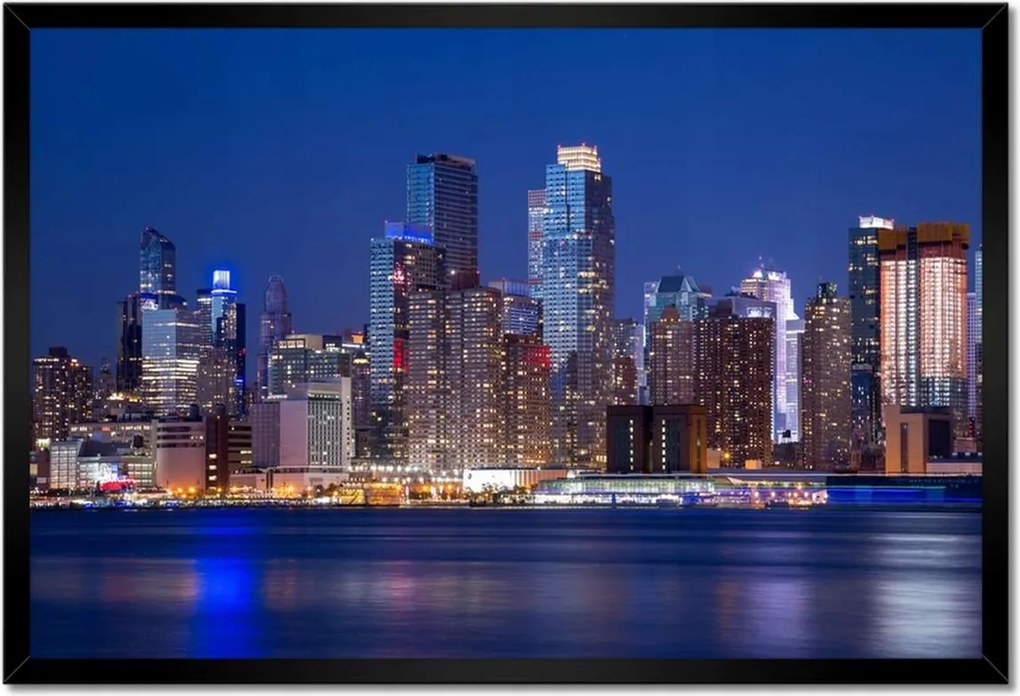 Poszterek keretben 60x40 New York éjszaka