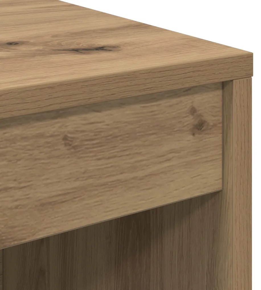 vidaXL Íróasztal Kézműves tölgy Szerelt fa 100 x 40 x 76 cm Íróasztal