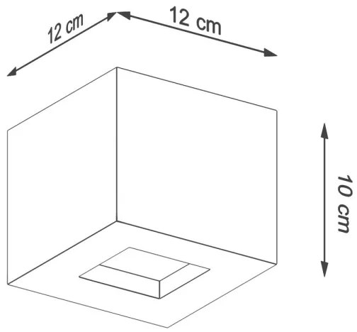 Sollux SL.0991 - Fali lámpa LEO 1xG9/40W/230V beton
