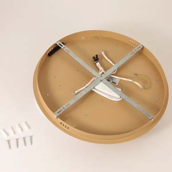 Brilagi - VISBY WOOD LED mennyezeti lámpatest LED/36W/230V átmérő 50 cm barna