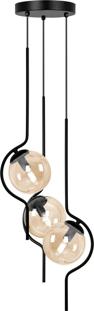 KAJA K-5338 VELA Többágú Függesztett Lámpa Sárga E14 IP20