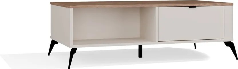 Aldabra CORDOBA dohányzóasztal 110x63x11.5 cm, kasmír- tölgy- fekete